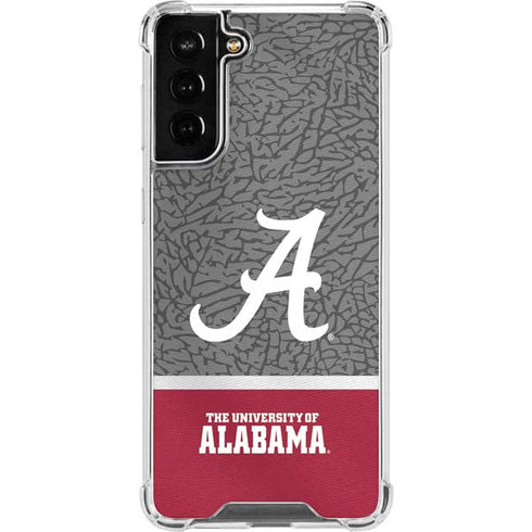 University of Alabama Logo Galaxy S21 FE Clear Case